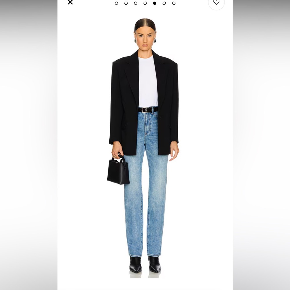 GRLFRND Sara Super High Rise Slim Straight Jeans in Lenox Hill  Jeans size 26